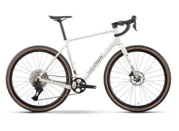 Raymon Soreno Pro 700 GRX715 Di2 rower gravelowy White Sparkle