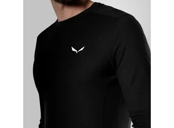 Salewa Puez Dry męska koszulka z długim rękawem Black Out
