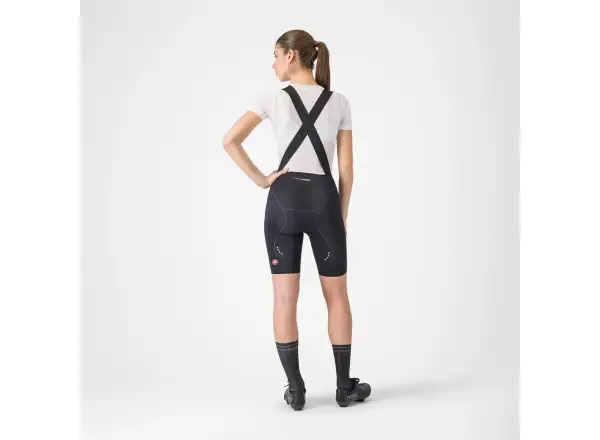 Castelli Free Aero Race S damskie szorty z wkładką i szelkami Black