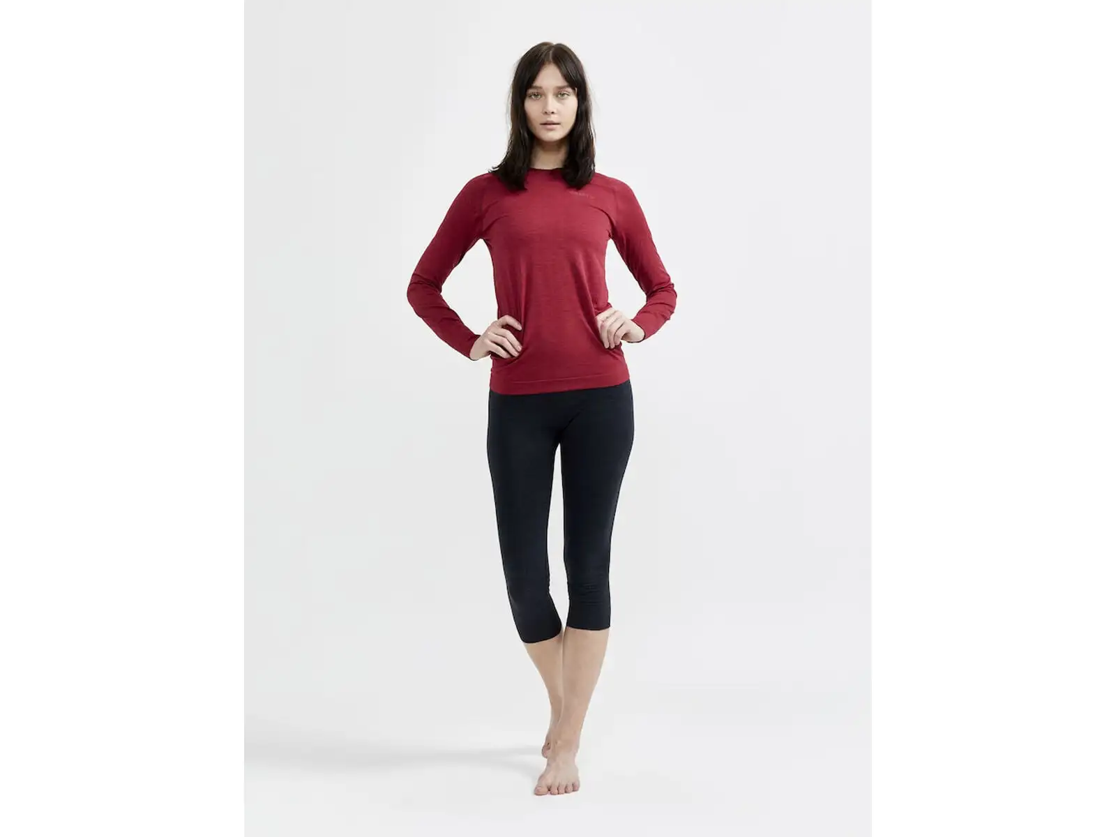 Craft Core Dry Active Comfort damskie 3/4 spodnie czarna
