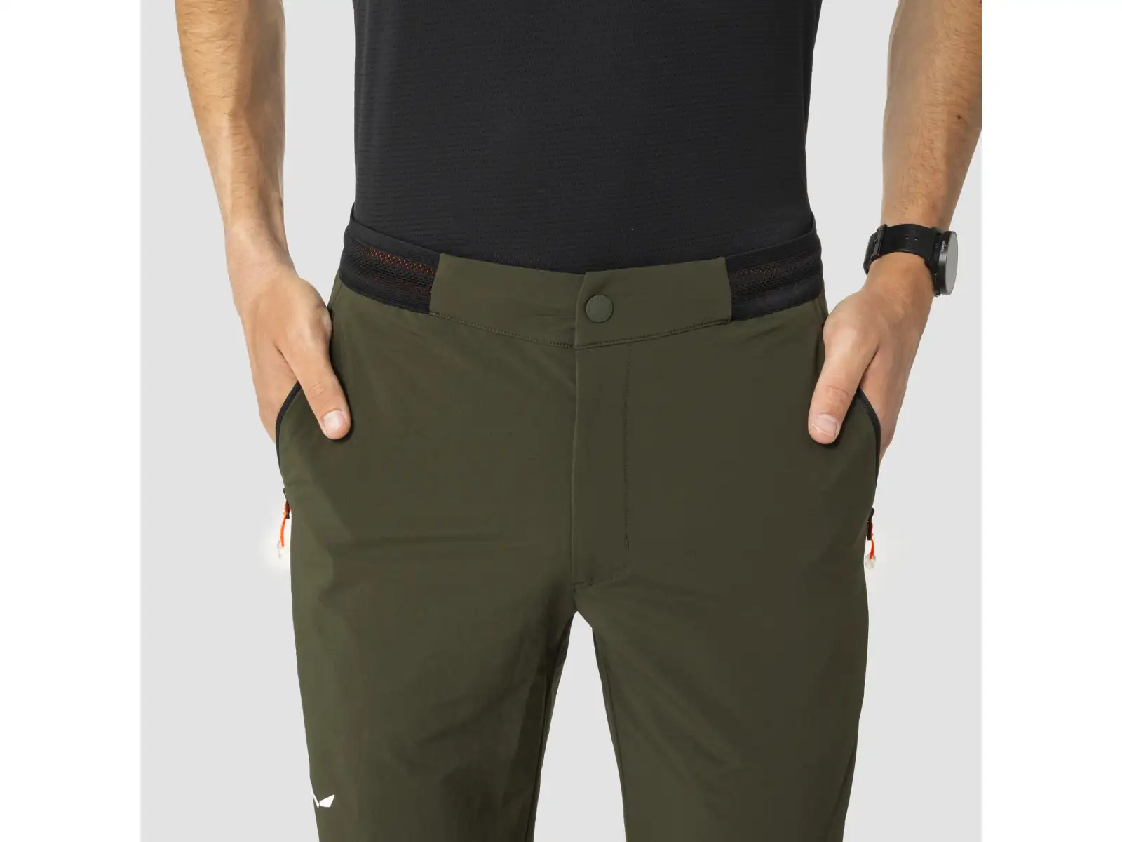 Salewa Pedroc 4 Durastretch męskie spodnie Dark Olive