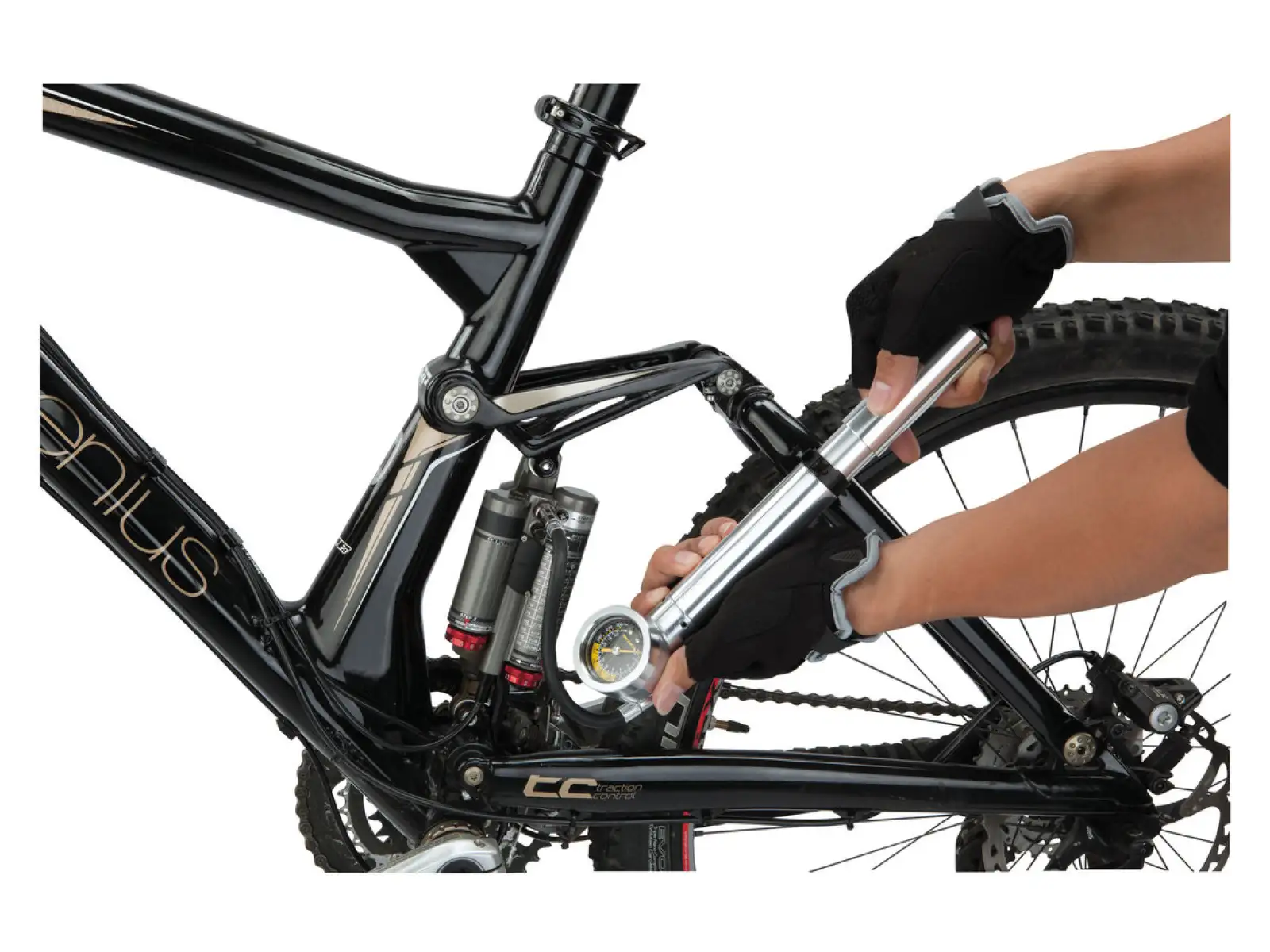 Topeak Shock n Roll pompka do opon i widelców