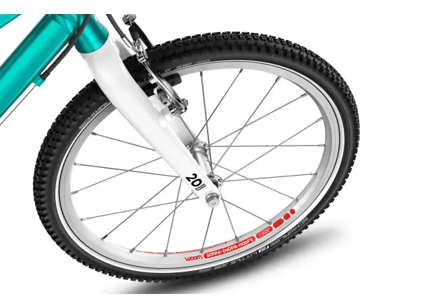 Woom GO 4 rower dziecięcy 20" Metallic Turquoise