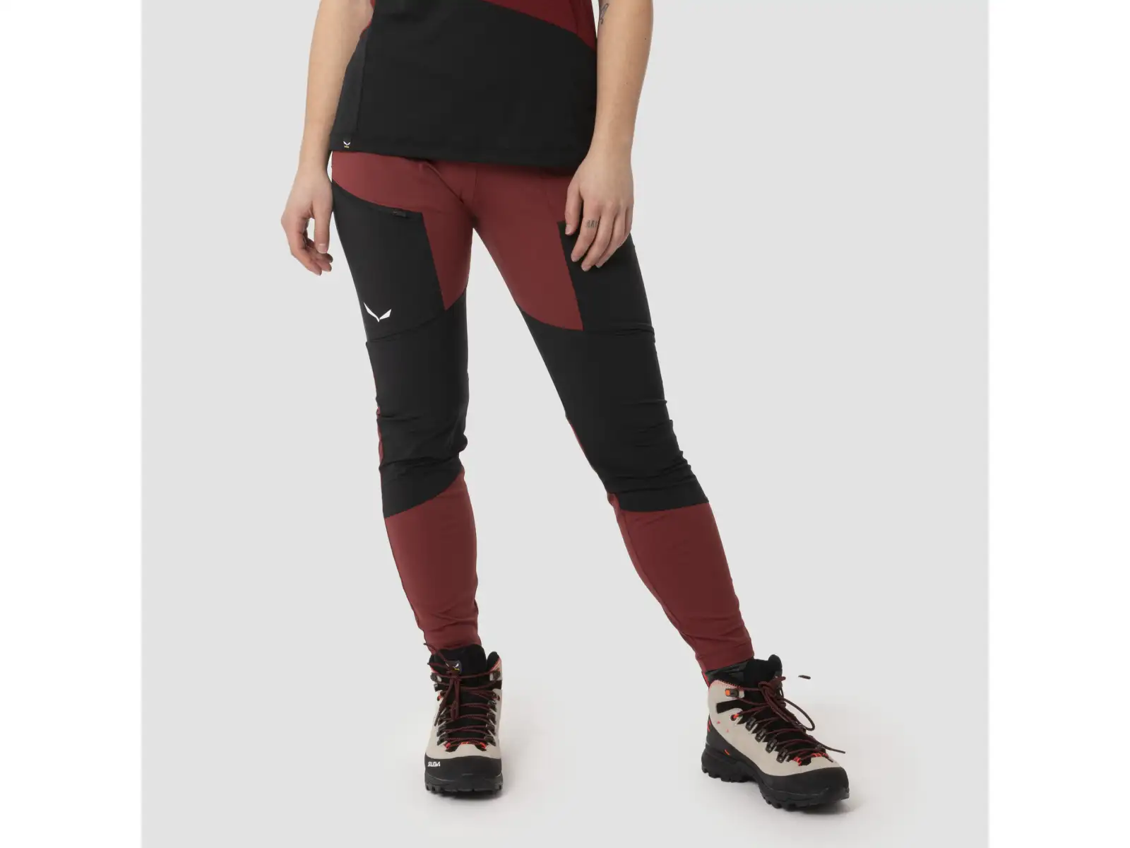 Salewa Puez Dry Responsive Cargo damskie spodnie Syrah
