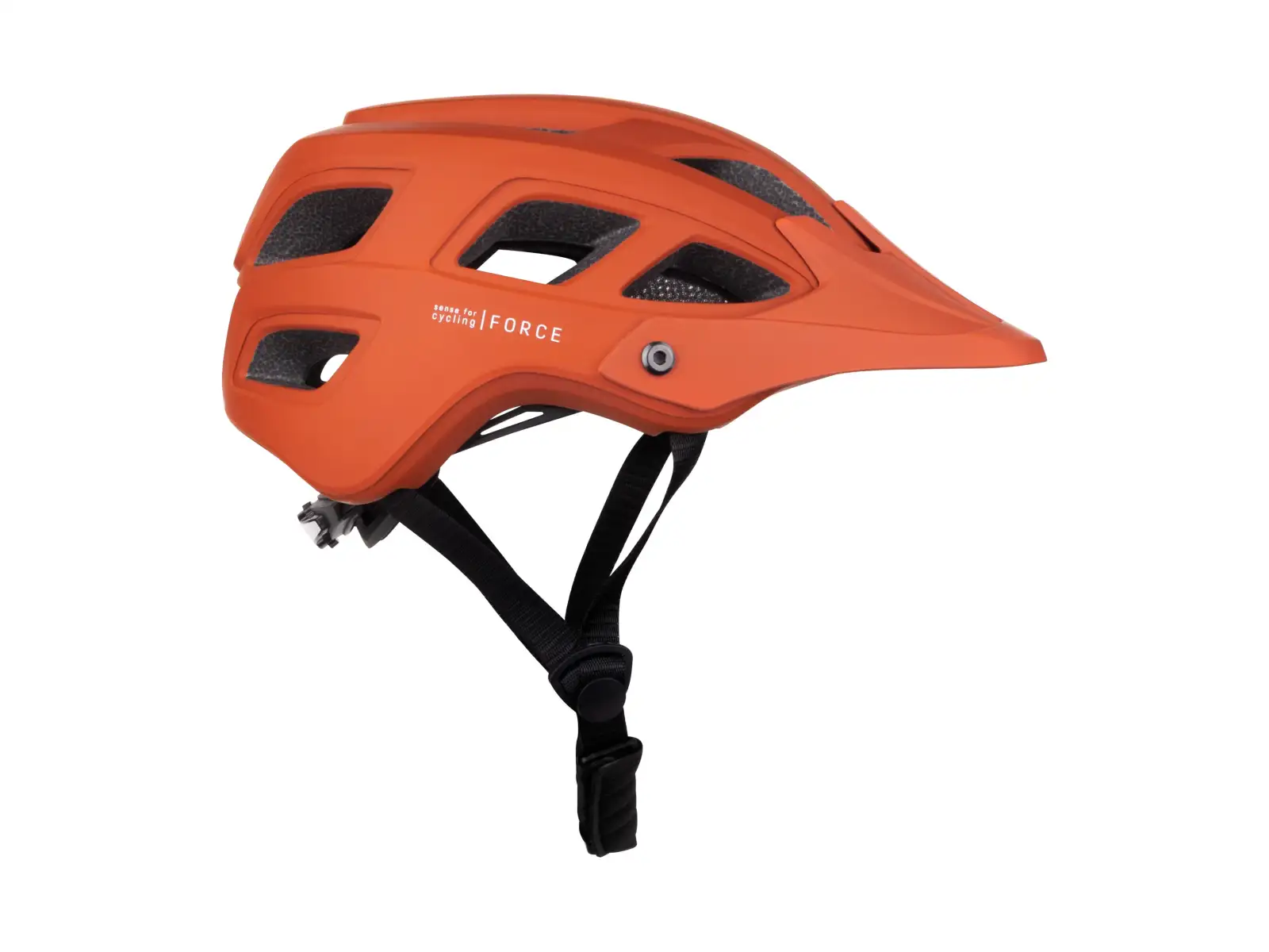 Force Ibex Mtb kask pomarańczowy matowy