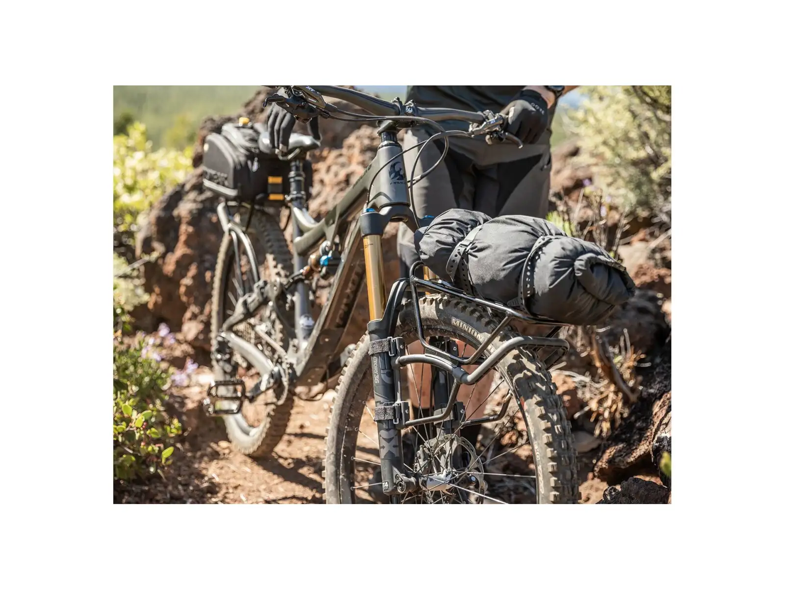 Topeak Tetrarack M1 przedni bagażnik na MTB widelec