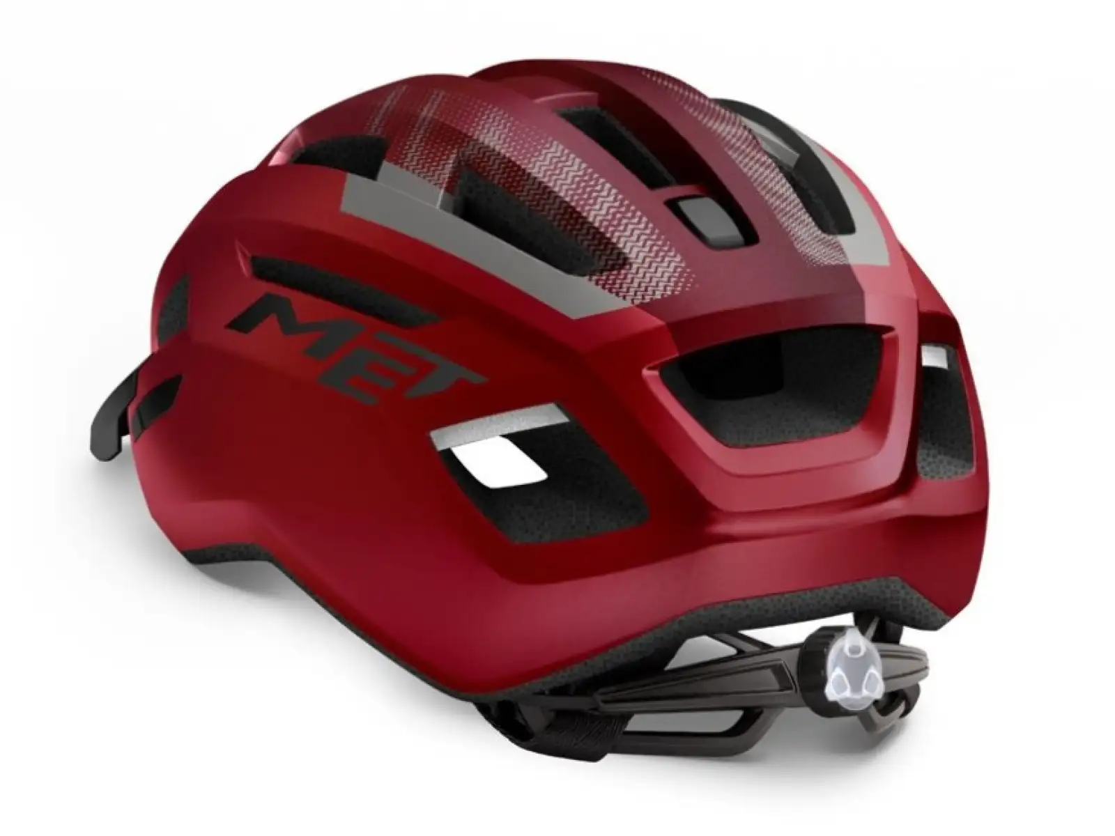 MET ALLROAD kask czerwony/czarny matowy