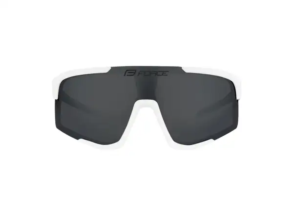 Force Zenith okulary rowerowe białe/czarne lustrzana szybka