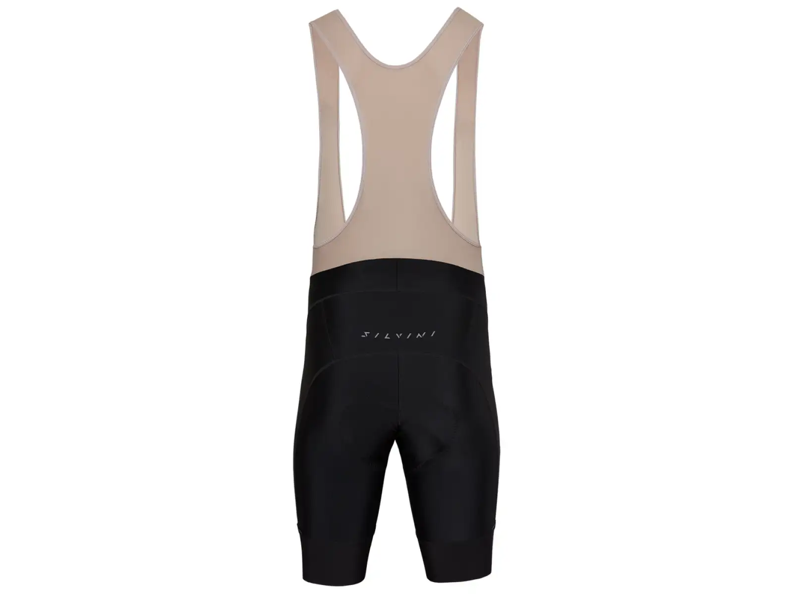 Silvini Suelo męskie spodenki z szelkami i wkładką Black/Cream