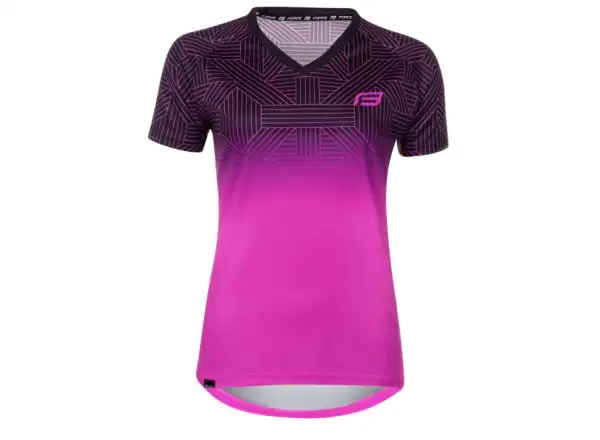 Force City damski dres krótki rękaw růžová/czarna