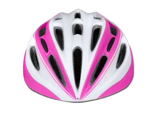 Force Tery kask rowerowy biała/różowa