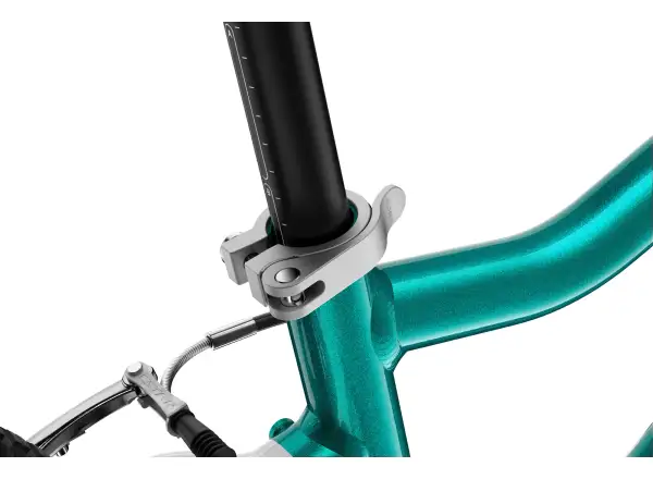 Woom GO 3 Automagic rower dziecięcy 16" Metallic Turquoise