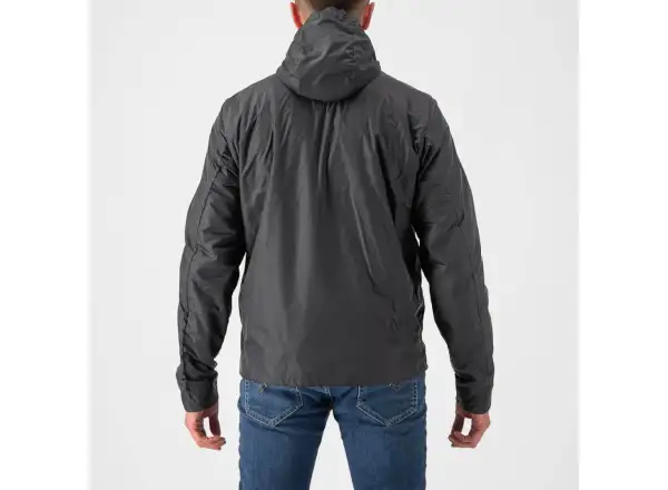 Castelli Riscalda Puffy męska kurtka dark gray/eletric lime