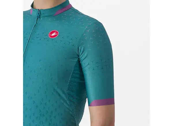 Castelli Pezzi damski koszula z krótkim rękawem Quetzal Green