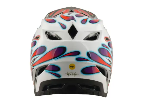 Troy Lee Desing D4 Composite Mips kask White/Red