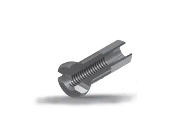 DT Swiss ProLock mosiężny nypel 2.34 x 14 x 4,2 mm Brass Silver Prohead