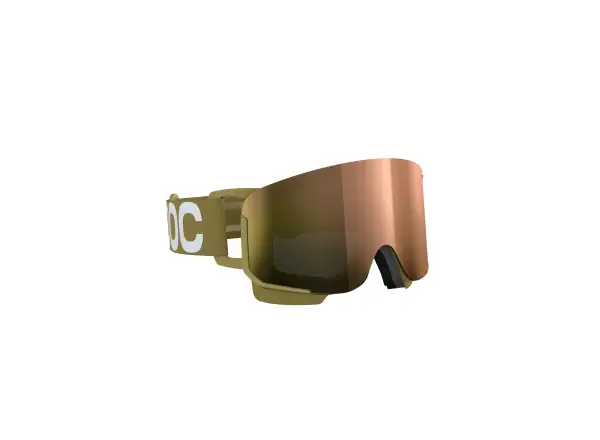 POC Nexal WF gogle narciarskie Olivine Green/Partly Sunny Rose Gold