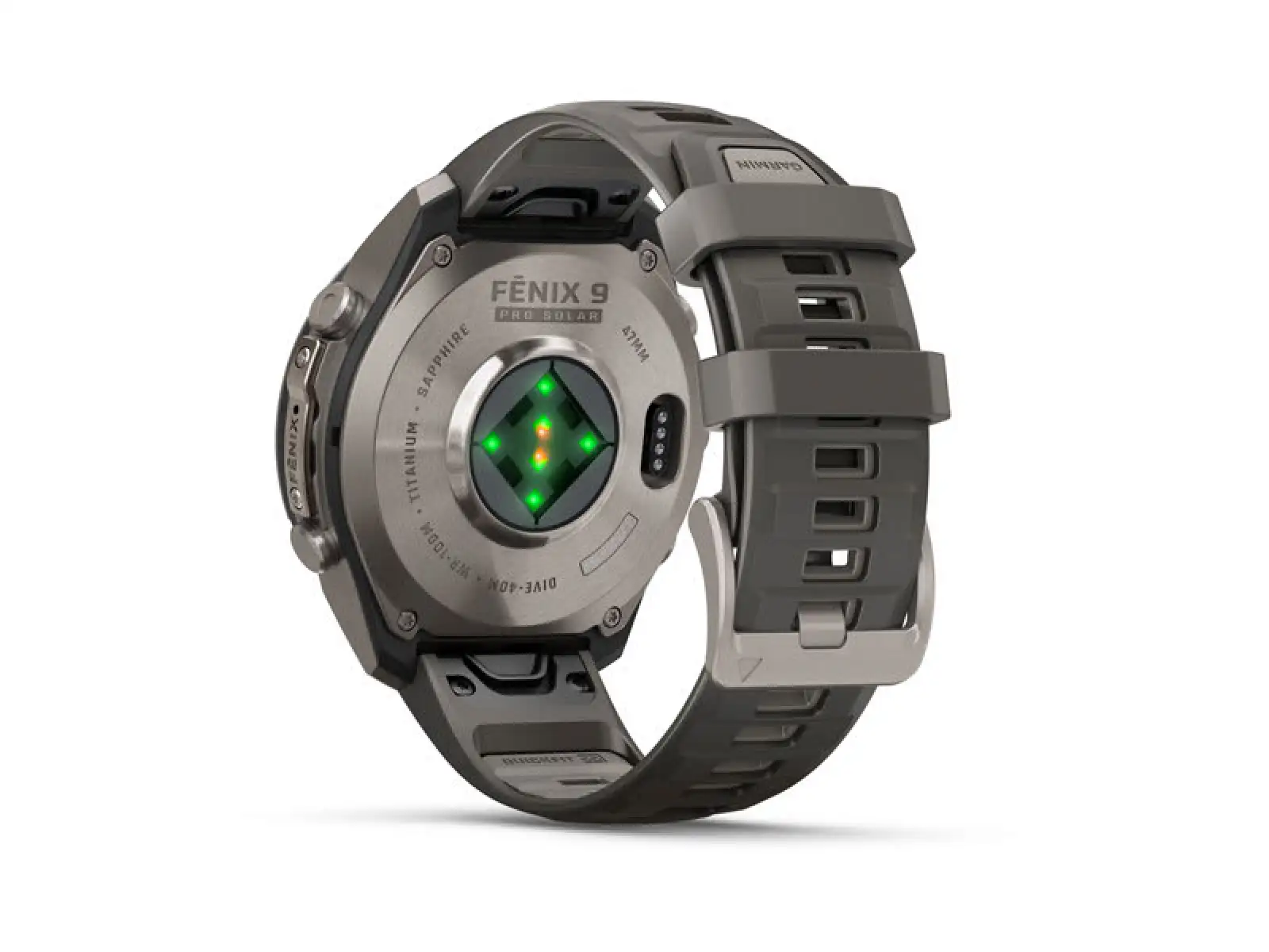 Garmin Fénix 9 Pro inReach Solar 47 mm Tytan Pebble Gray/Silver Gray