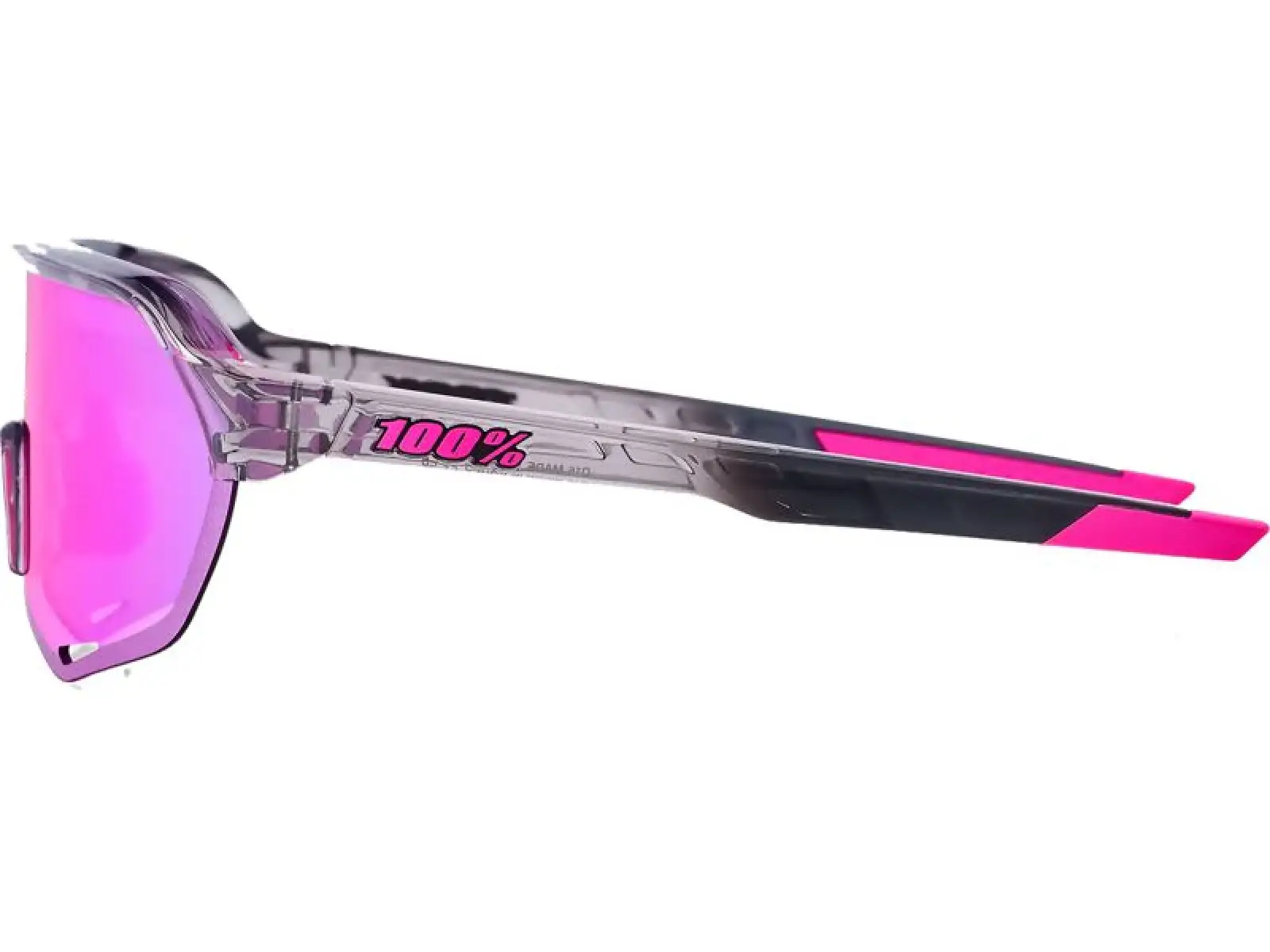 100% S2 Tokyo Night okulary Polished Translucent Grey/Purple