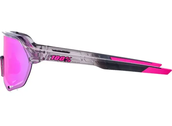 100% S2 Tokyo Night okulary Polished Translucent Grey/Purple