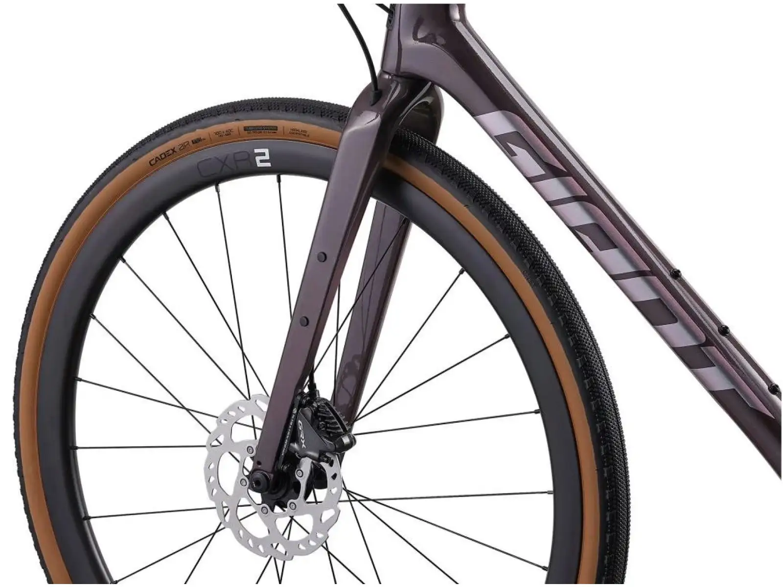 Giant Revolt Advanced 0 rower gravel charcoal plum