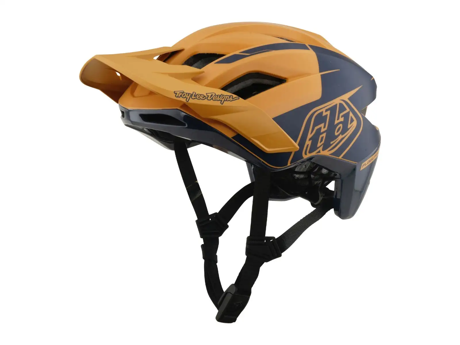 Troy Lee Designs Flowline SE MIPS kask Hydro Mustard / Black Iris