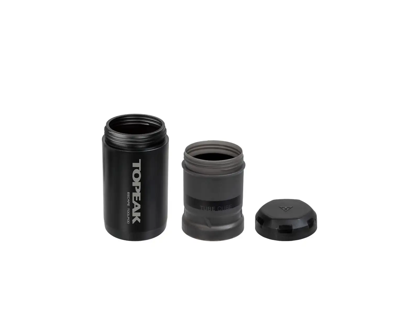 Topeak Escape POD+ s Tube Cube torba do koszyka na butelkę czarna