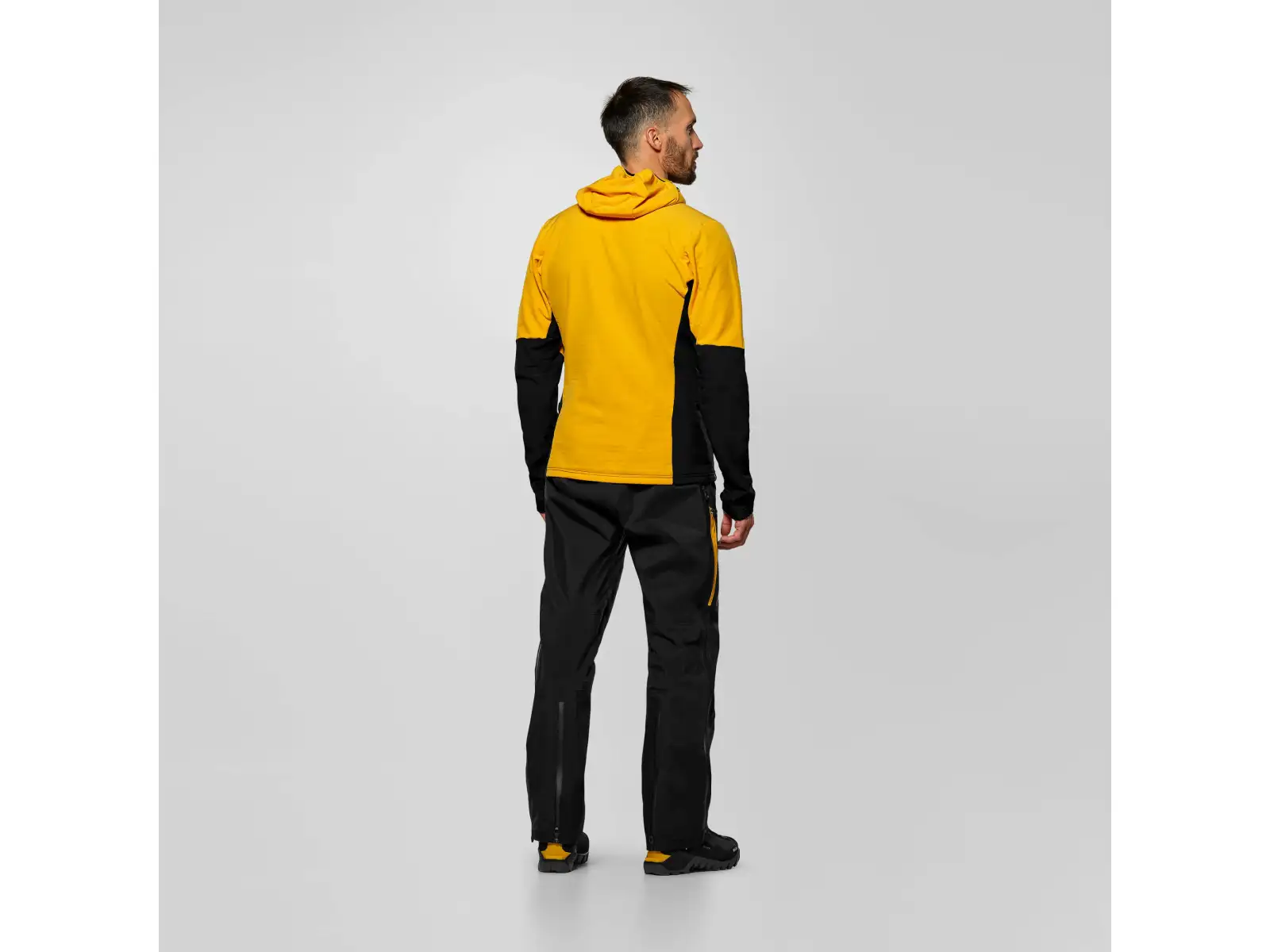 Salewa Ortles Fleece Pro Hooded męska polarowa bluza z kapturem Gold