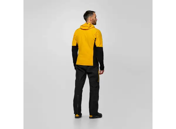 Salewa Ortles Fleece Pro Hooded męska polarowa bluza z kapturem Gold