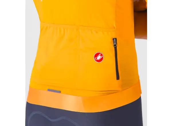 Castelli Espresso R-A/D męska koszulka z krótkim rękawem Vivid Orange
