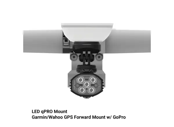 Lezyne LED qPRO Mount uchwyt lampki Black