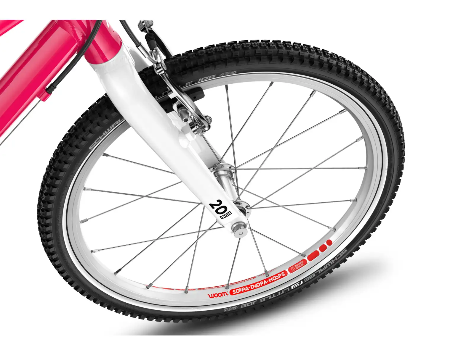 Woom GO 4 rower dziecięcy 20" Hot Pink