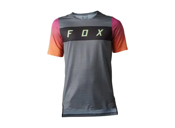 Fox Flexair Arcadia męska koszulka z krótkim rękawem Pewter