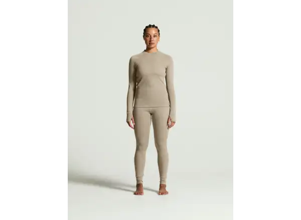 CRAFT Wool Comfort RN LS damska koszulka beżowa