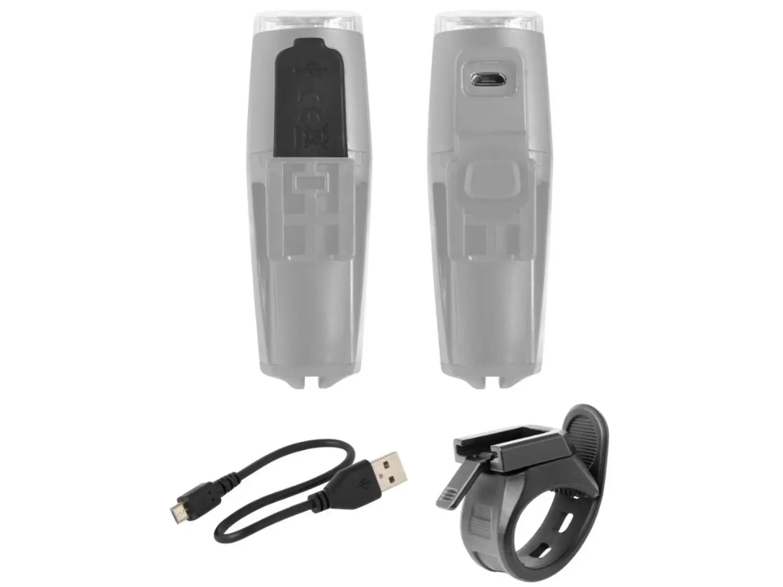 Force Shark 500LM USB przednie światło, czarne