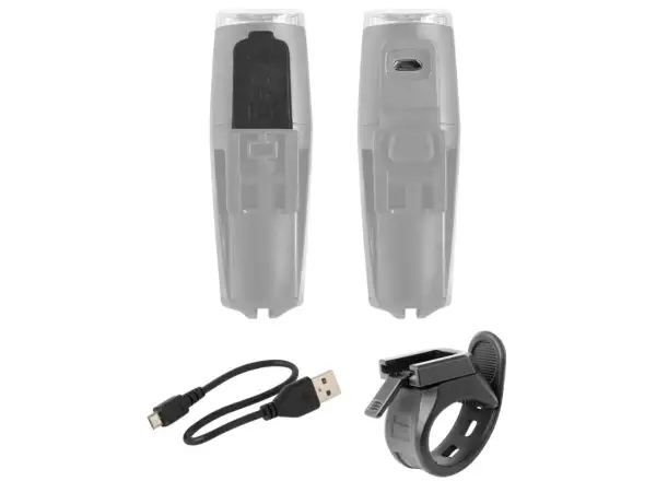 Force Shark 500LM USB przednie światło, czarne