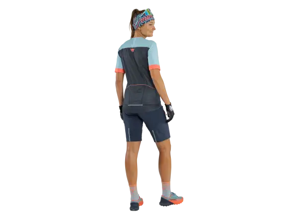Dynafit Ride Light 1/2 zip damski koszulka rowerowa krótki rękaw Blueberry/Marine Blue
