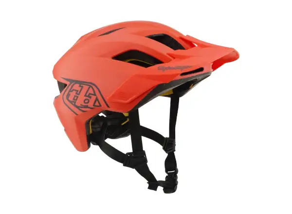 Troy Lee Designs Flowline Mips kask dziecięcy Point Coral/Charcoal