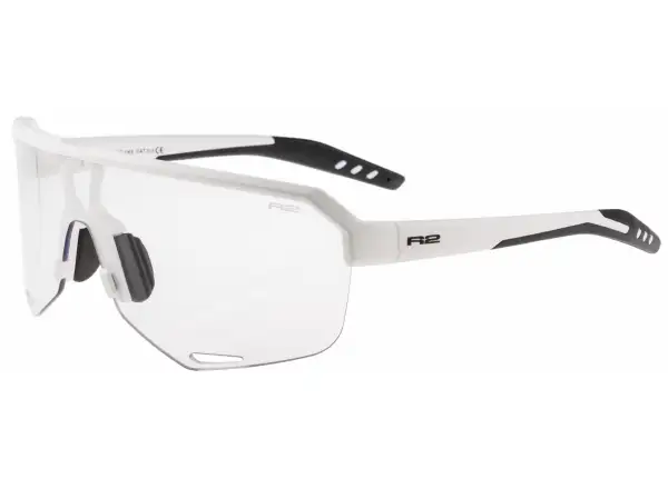 R2 Fluke okulary rowerowe biała/fotochromatyczne szkła