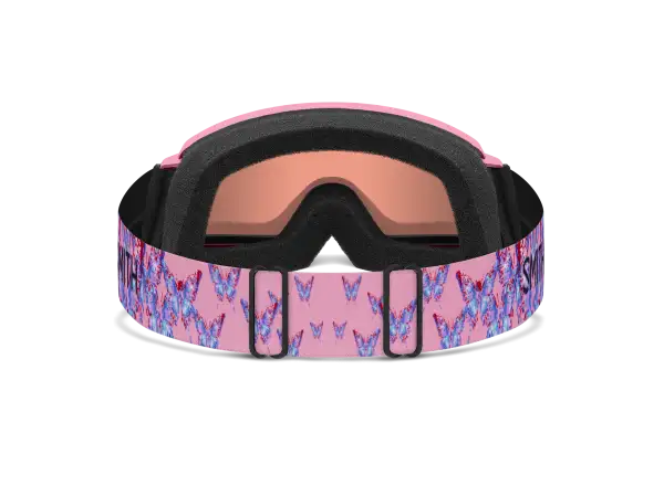 Smith Rascal dziecięce gogle narciarskie Bright Pink LoFi Butterfly / RC36