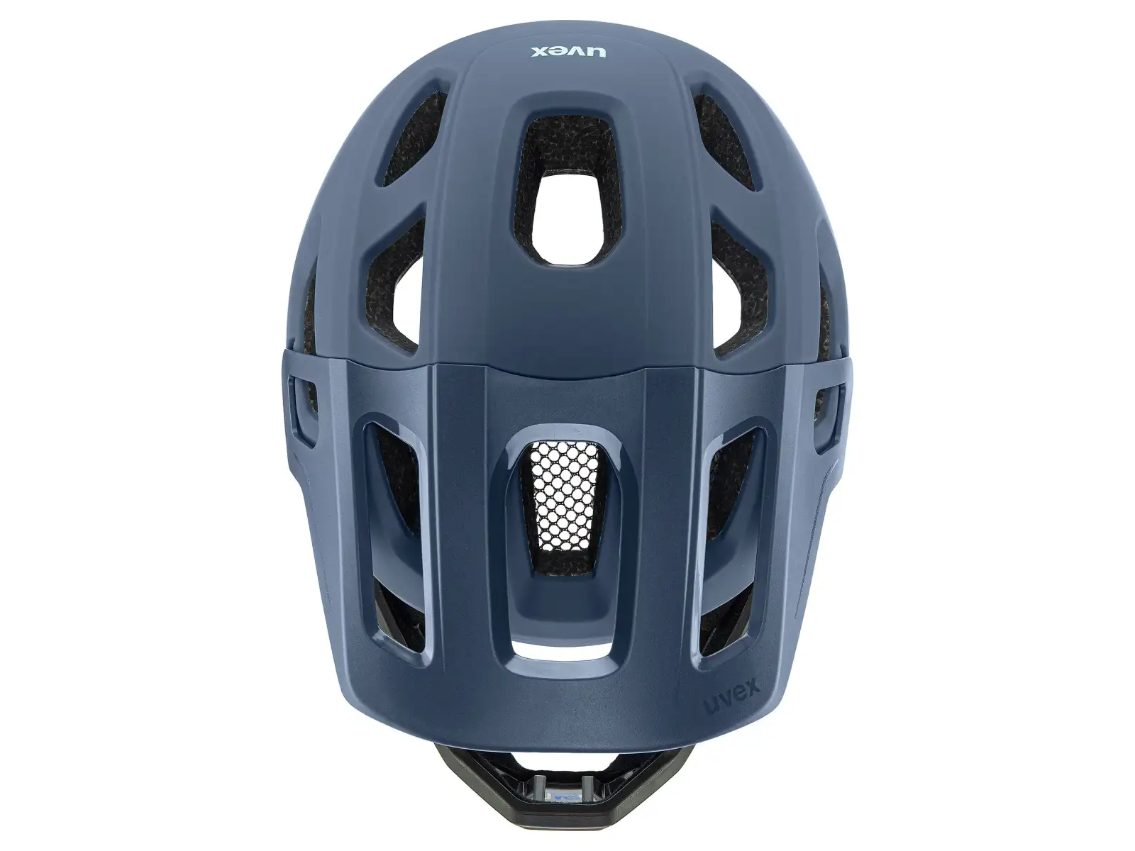 Uvex React JR kask MTB fullface Dusk blue matt