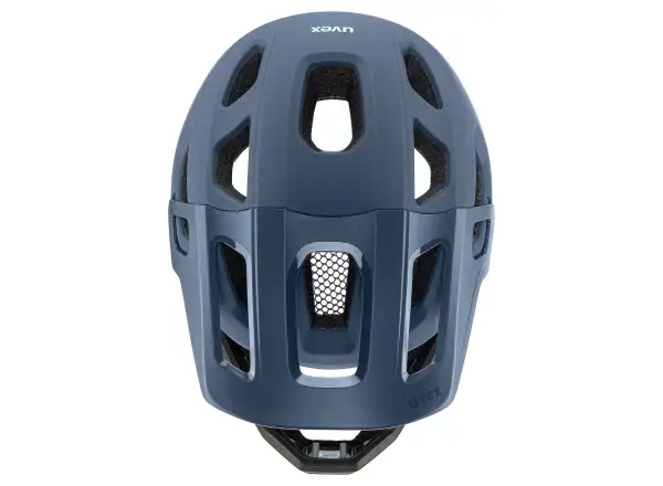 Uvex React JR kask MTB fullface Dusk blue matt