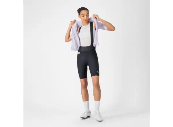 Castelli Espresso 2 W damskie spodenki z wkładką i szelkami Black