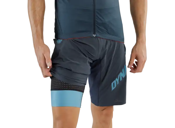 Dynafit Ride Light 2w1 męskie spodenki Blueberry/Storm Blue