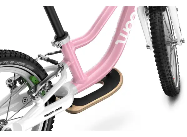 Woom GO 1 Plus dziecięcy rowerek biegowy 14" kolor Powder Pink