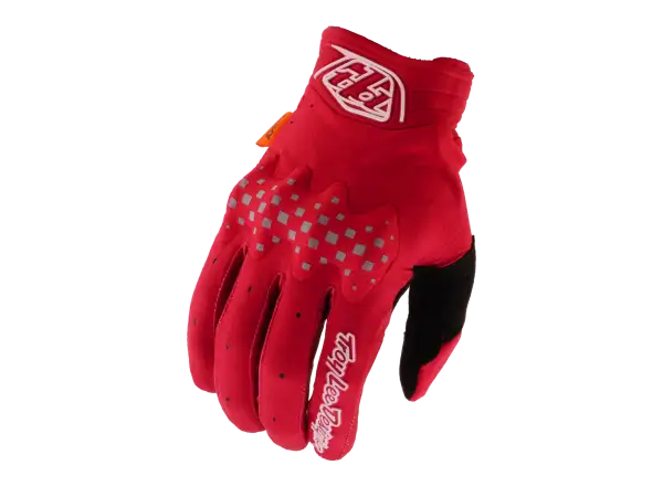 Troy Lee Designs Gambit Solid Flow rękawice Scarlet Glo