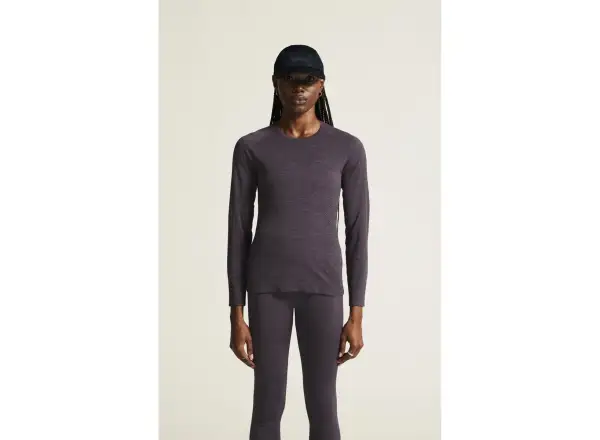 Craft Core Dry Active Comfort damska koszulka długi rękaw fioletowa