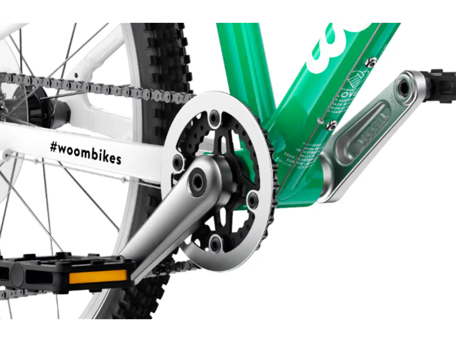 Woom 6 rower dziecięcy 26" Mint Green