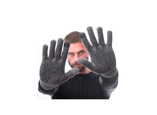 Sensor Merino rękawiczki szary