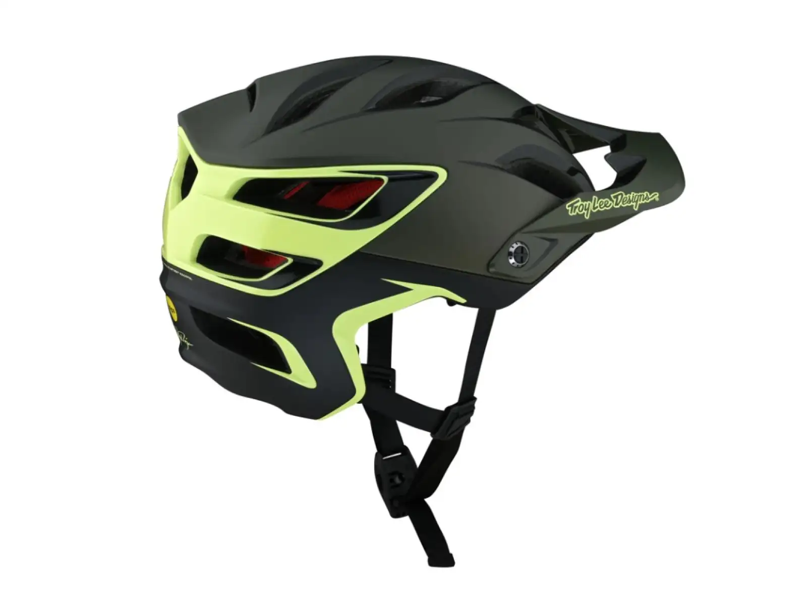 Troy Lee Designs A3 Mips kask Uno Glass Green